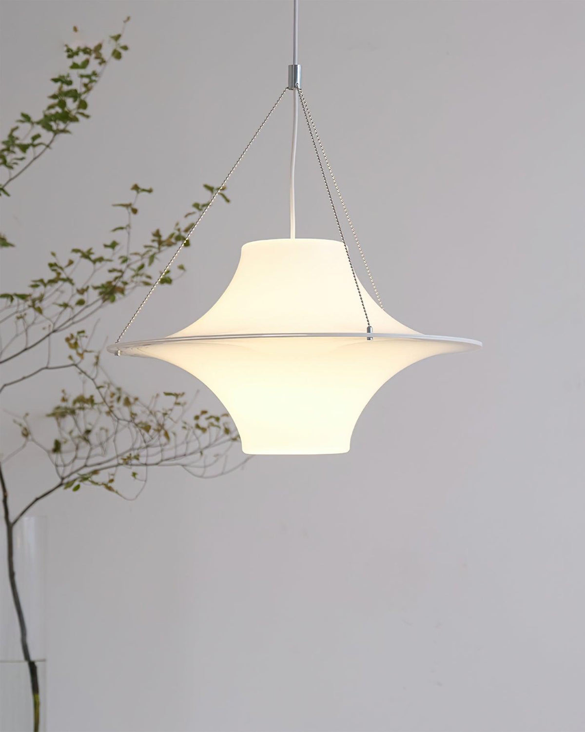 Dali hanglamp acryl UFO-vorm voor moderne woonkamer