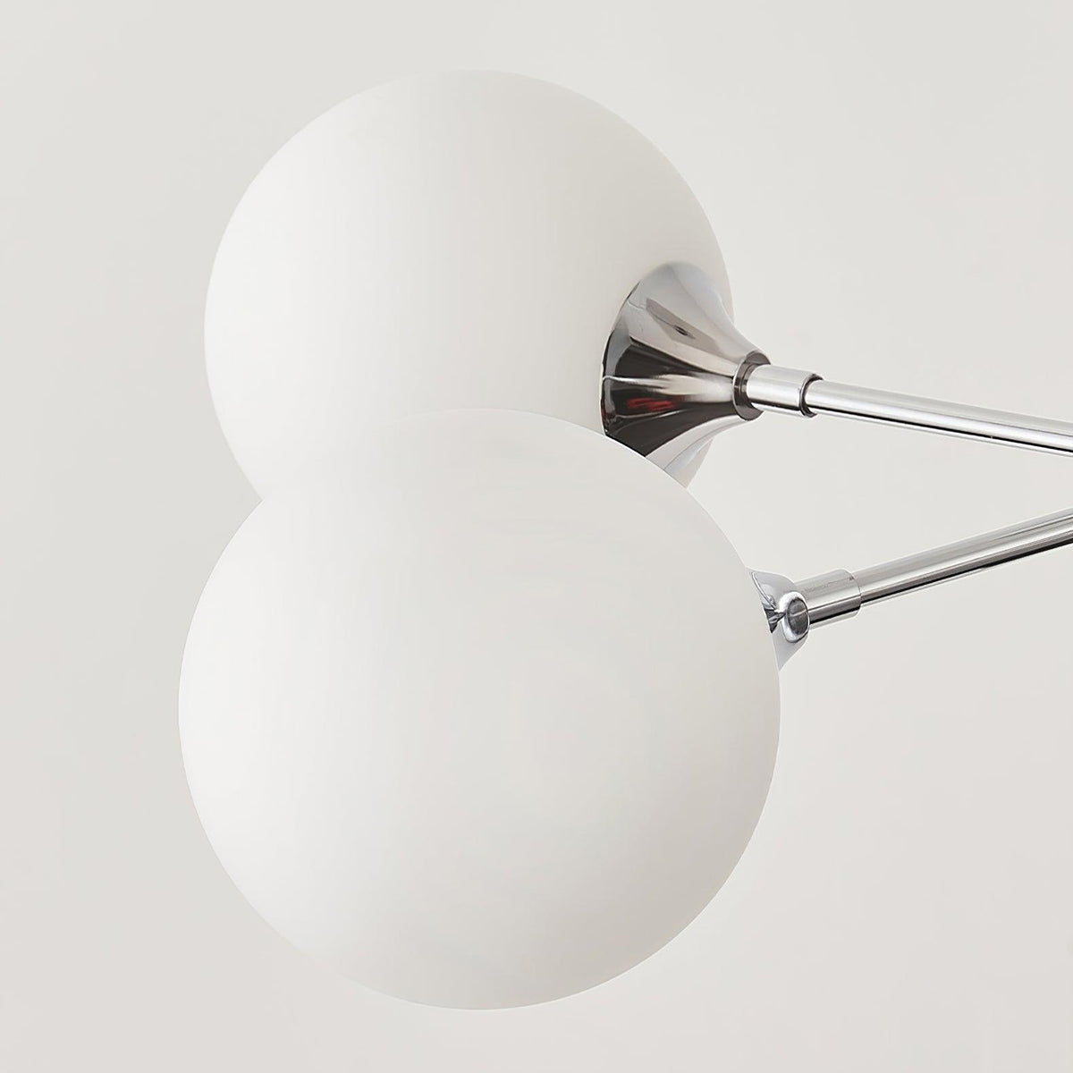 Eirivaria Kroonluchter chroom glas bollen