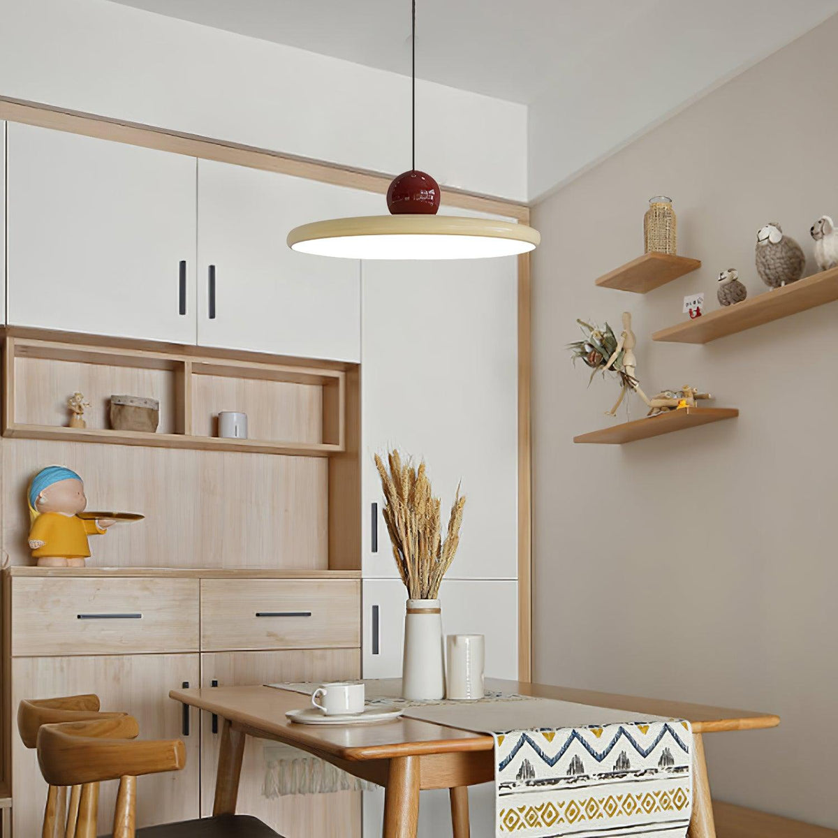 Terioaine hanglamp Swag groen en rood