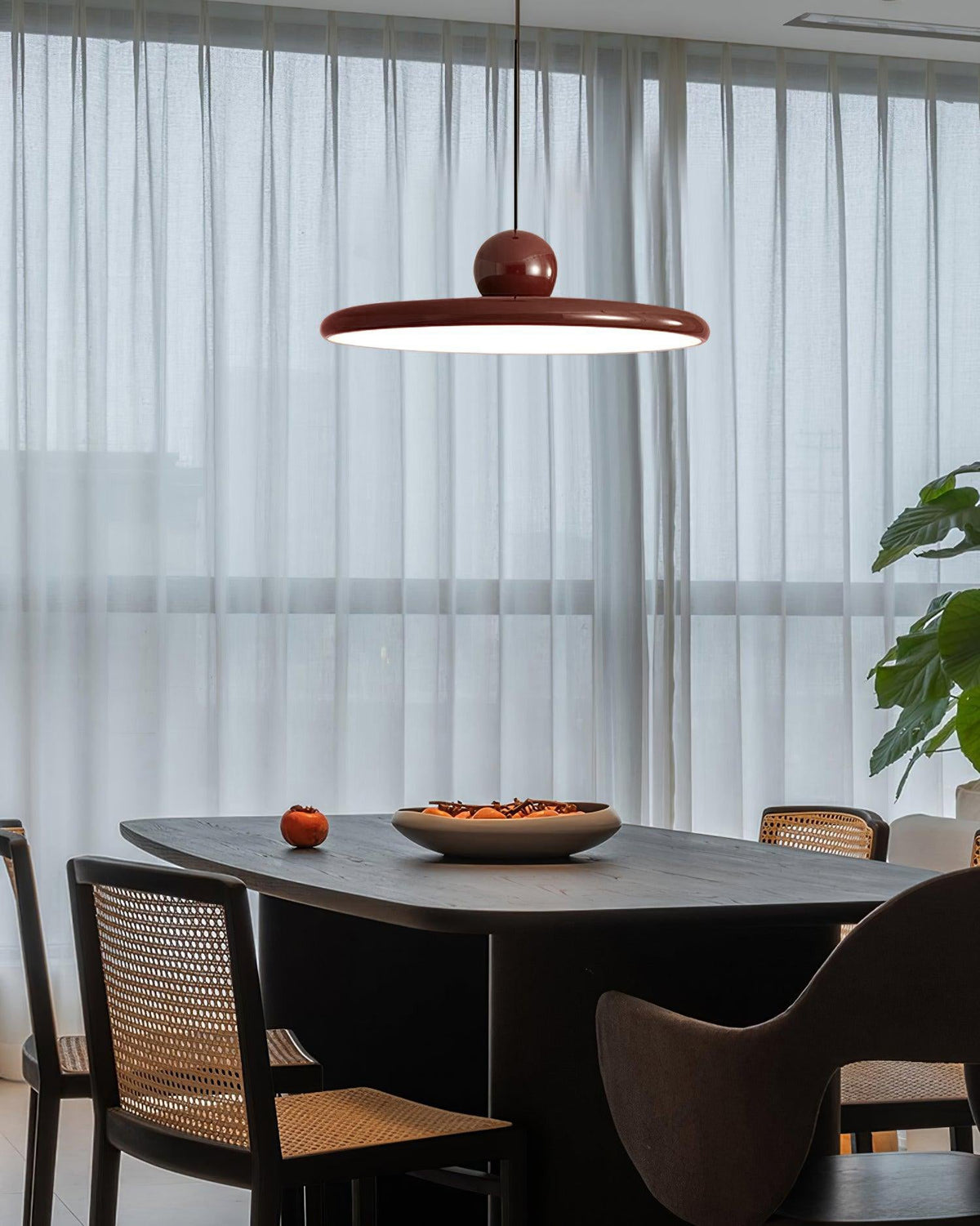 Terioaine hanglamp Swag groen en rood