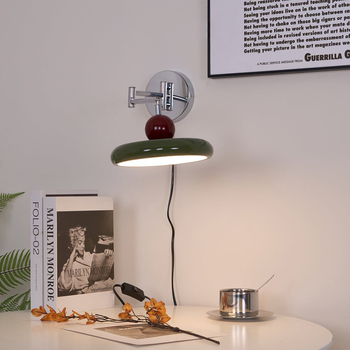 Selenina met stekker wandlamp