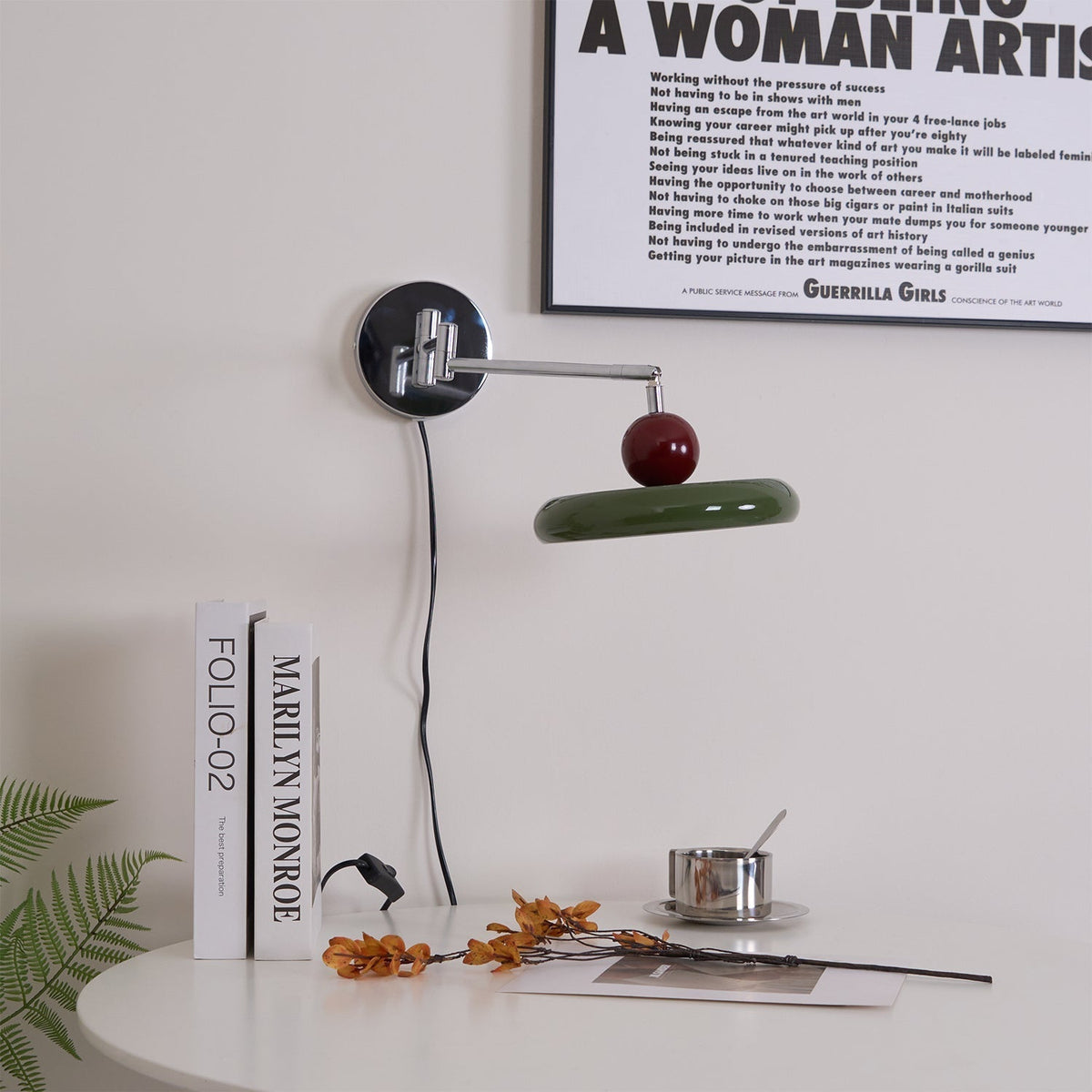 Selenina met stekker wandlamp