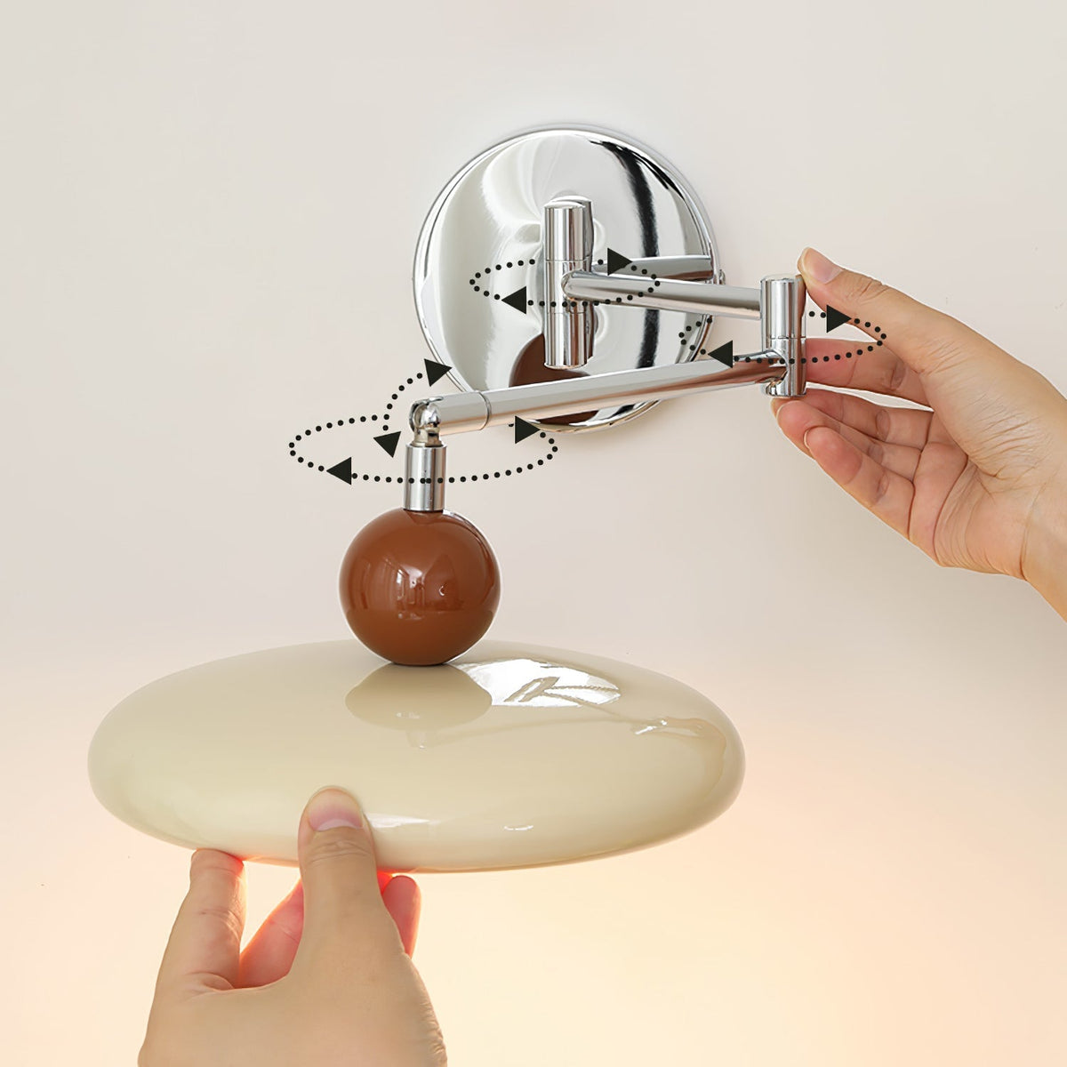 Rixor Vintage Acryl wandlamp