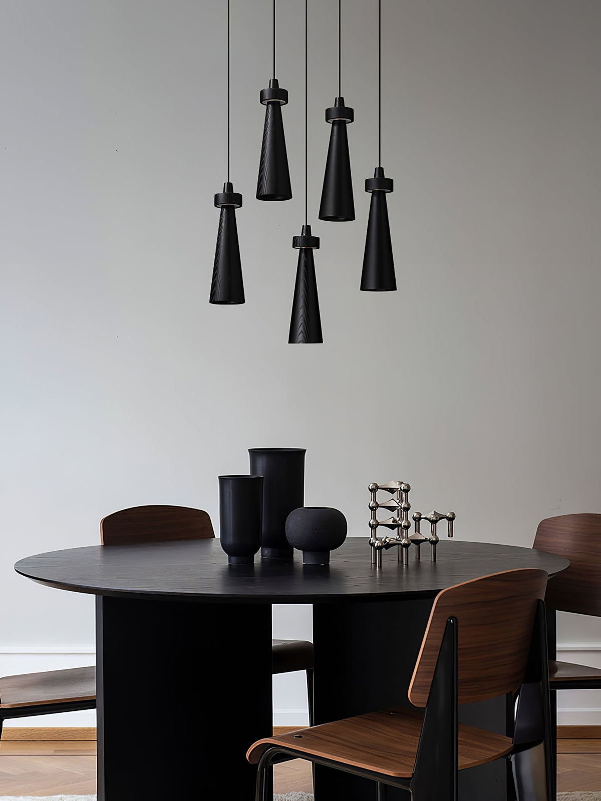 Tesno Minimalistische hanglamp van walnoothout