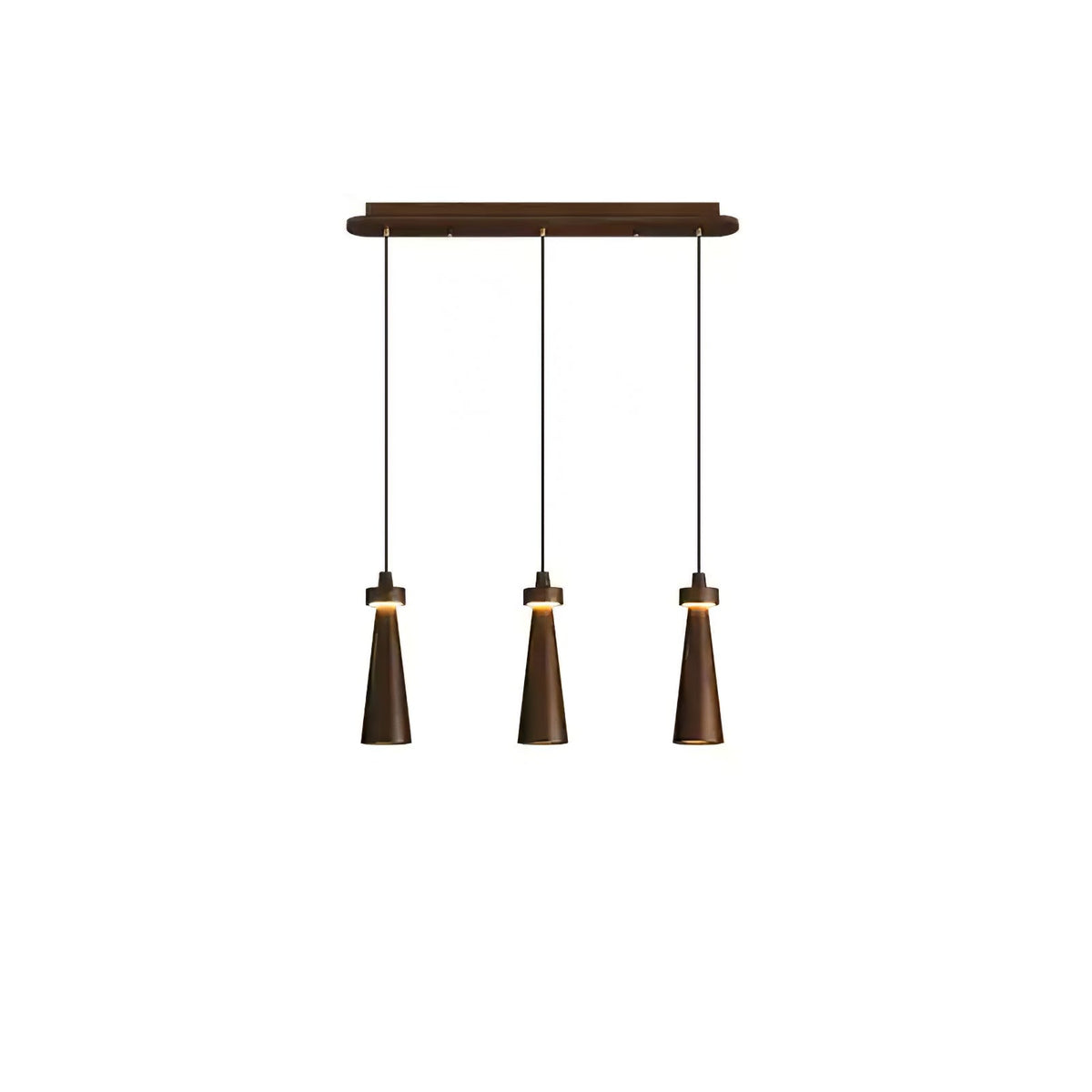Tesno Minimalistische hanglamp van walnoothout
