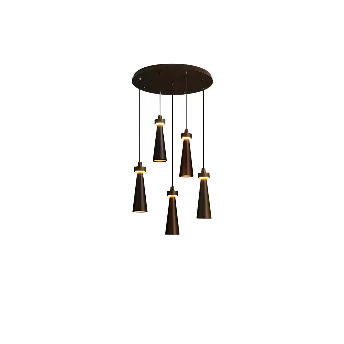 Tesno Minimalistische hanglamp van walnoothout