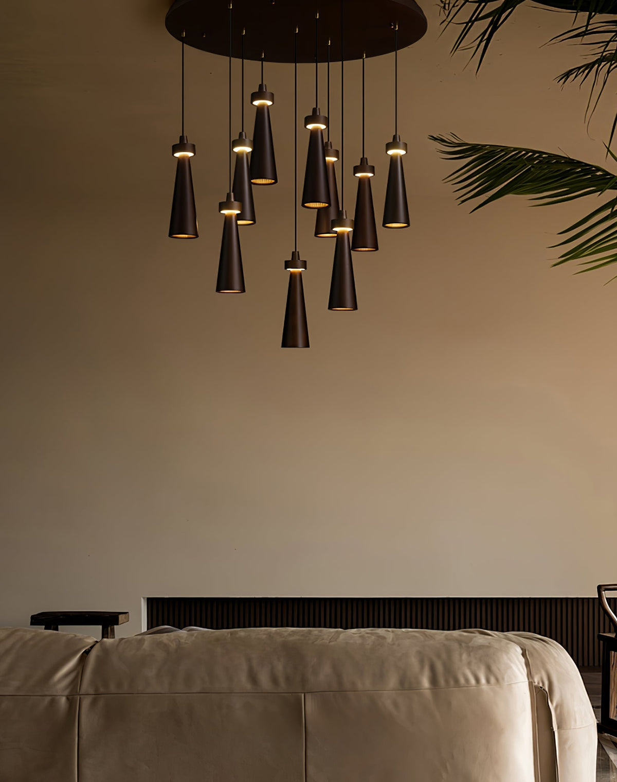 Tesno Minimalistische hanglamp van walnoothout