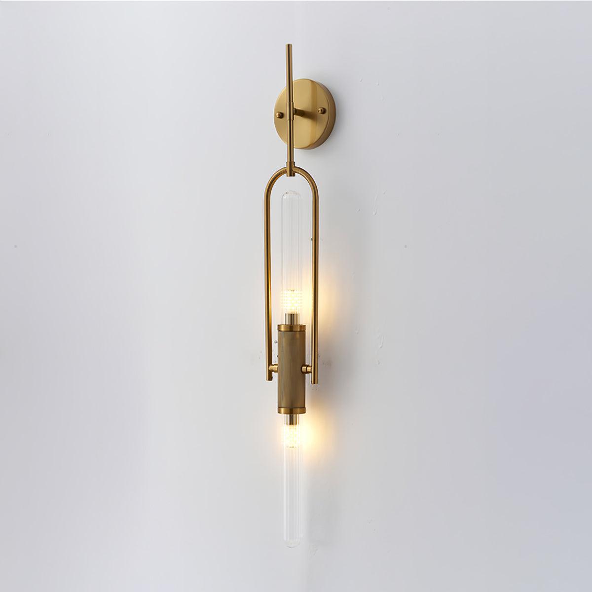 Isvyn Noordse kunst Lange Arc glas wandlamp