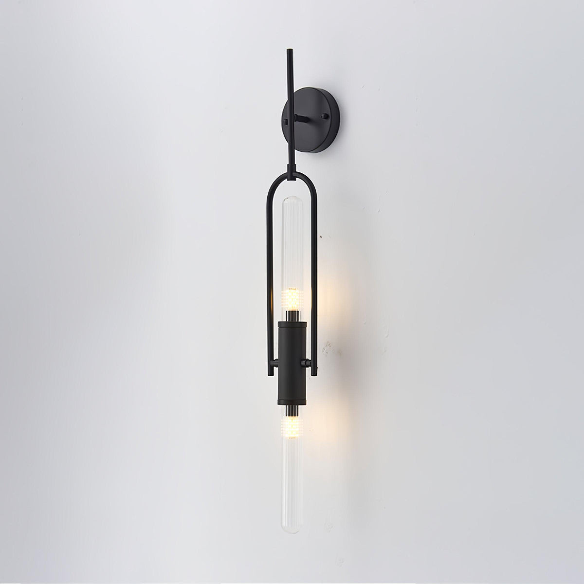 Isvyn Noordse kunst Lange Arc glas wandlamp