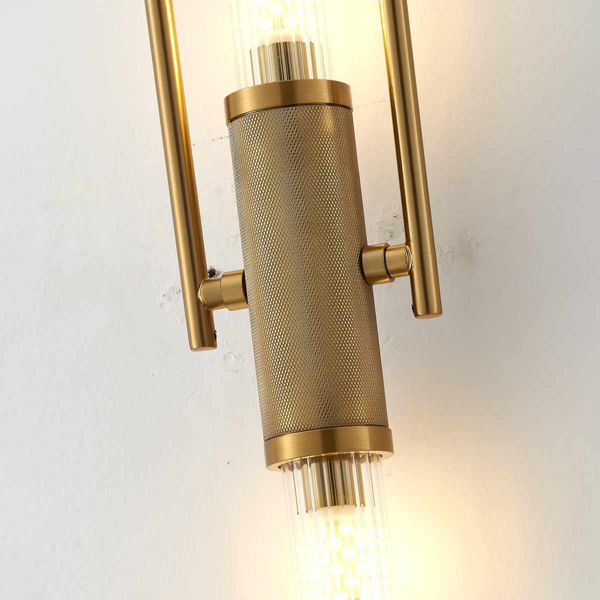 Isvyn Noordse kunst Lange Arc glas wandlamp
