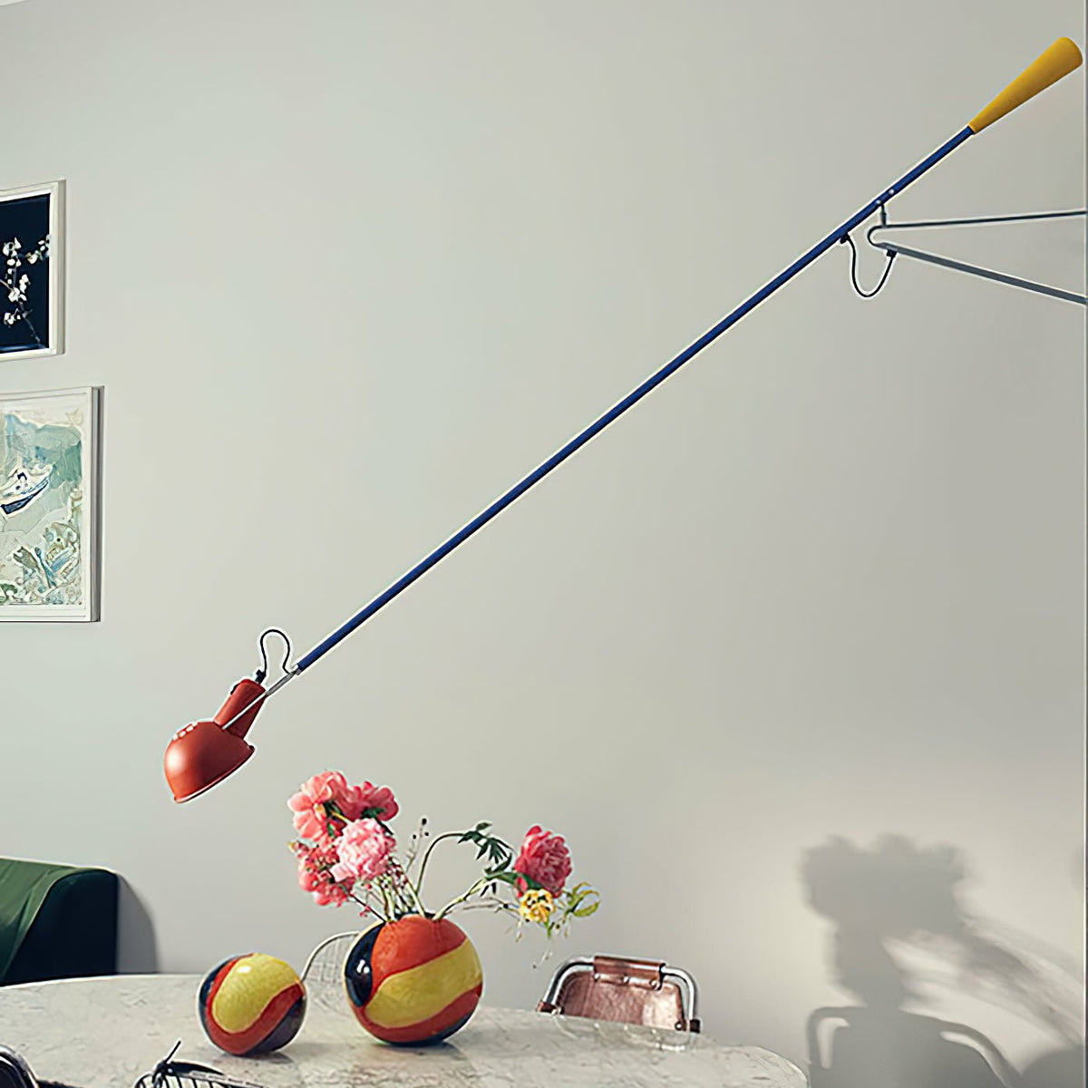 Cid moderne minimalistische wandlamp met lange arm