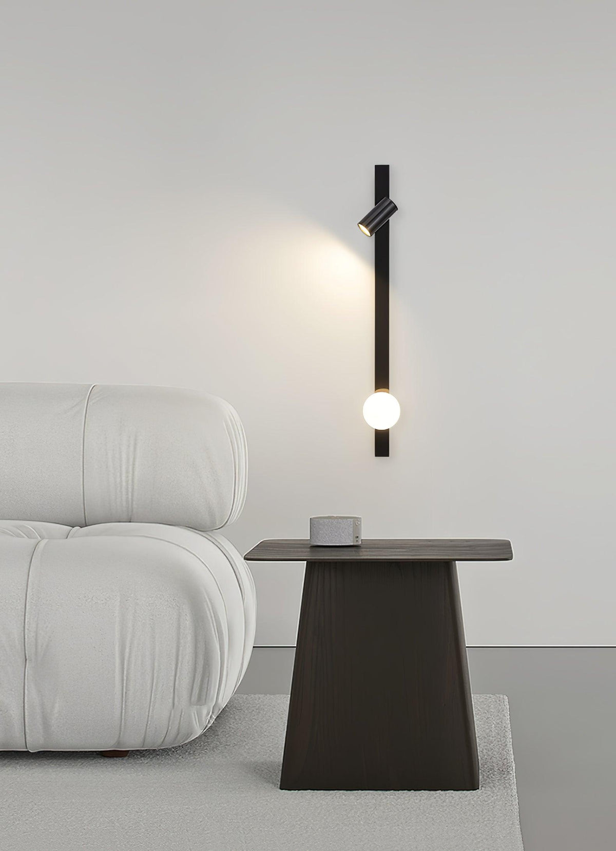 Aloz wandlamp van messing glas minimalistisch