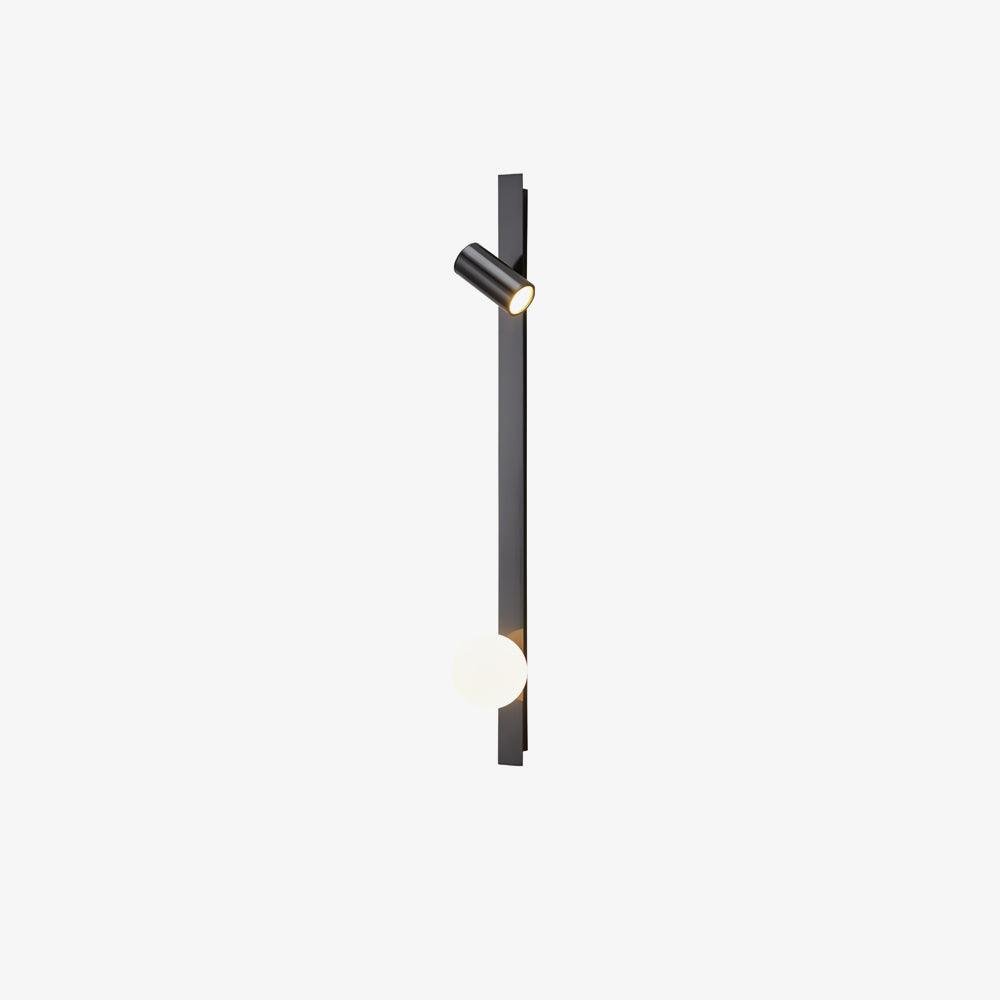 Aloz wandlamp van messing glas minimalistisch