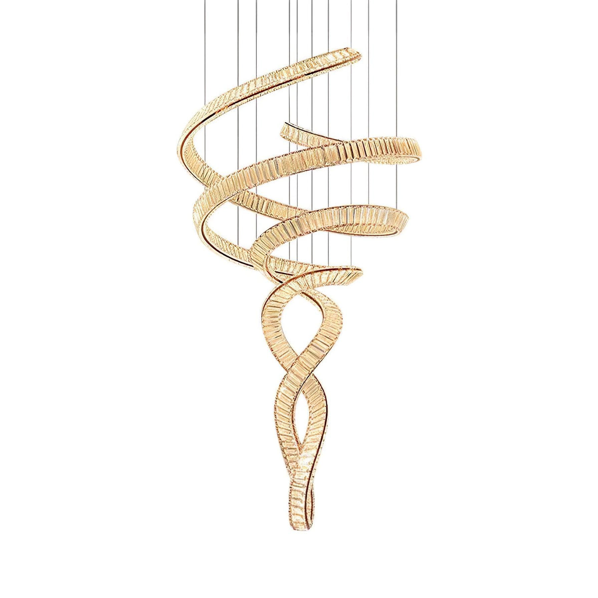 Cotalan Fluid goudkleurige afwerking hanglamp