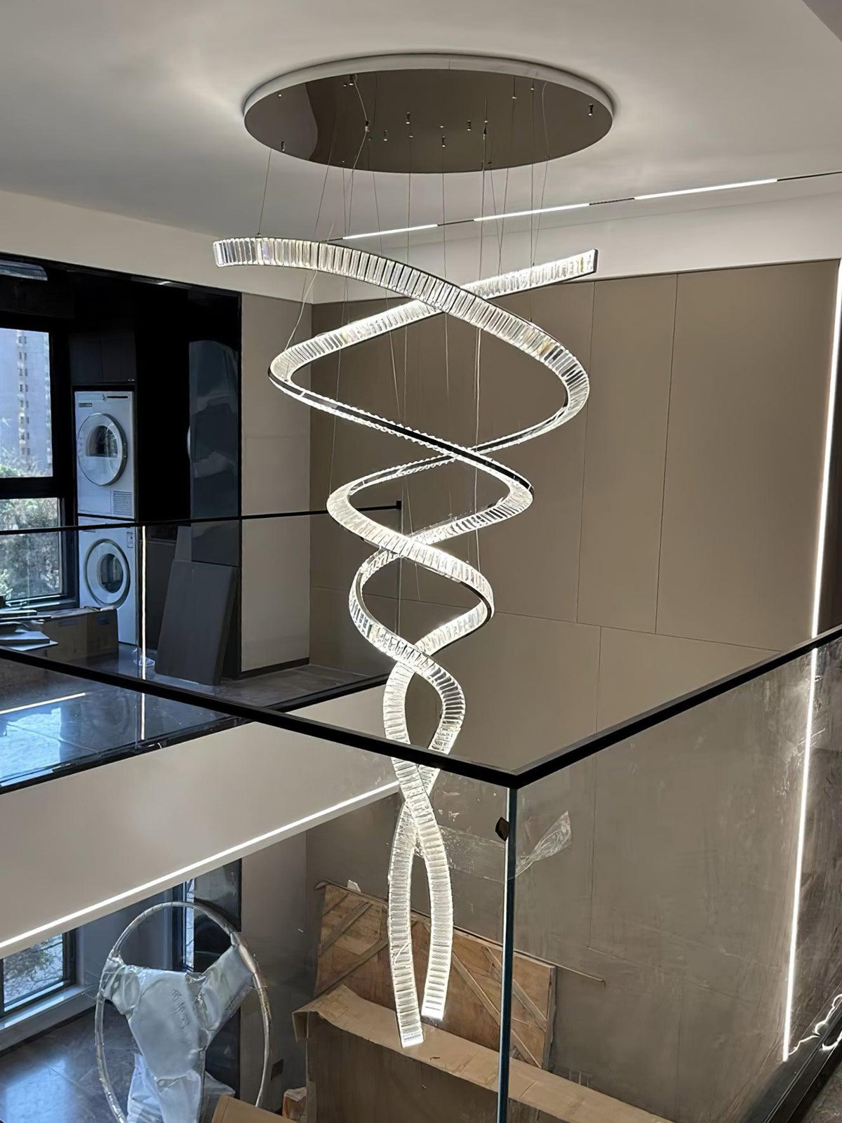 Cotalan Fluid goudkleurige afwerking hanglamp