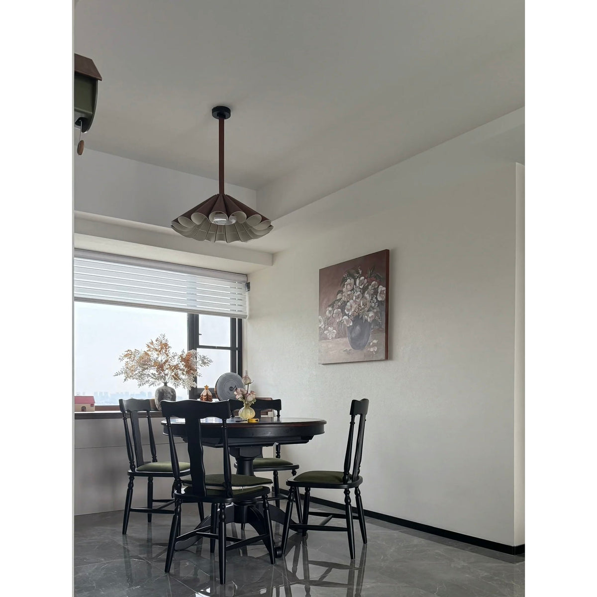 Teriisiella hanglamp bruin leer