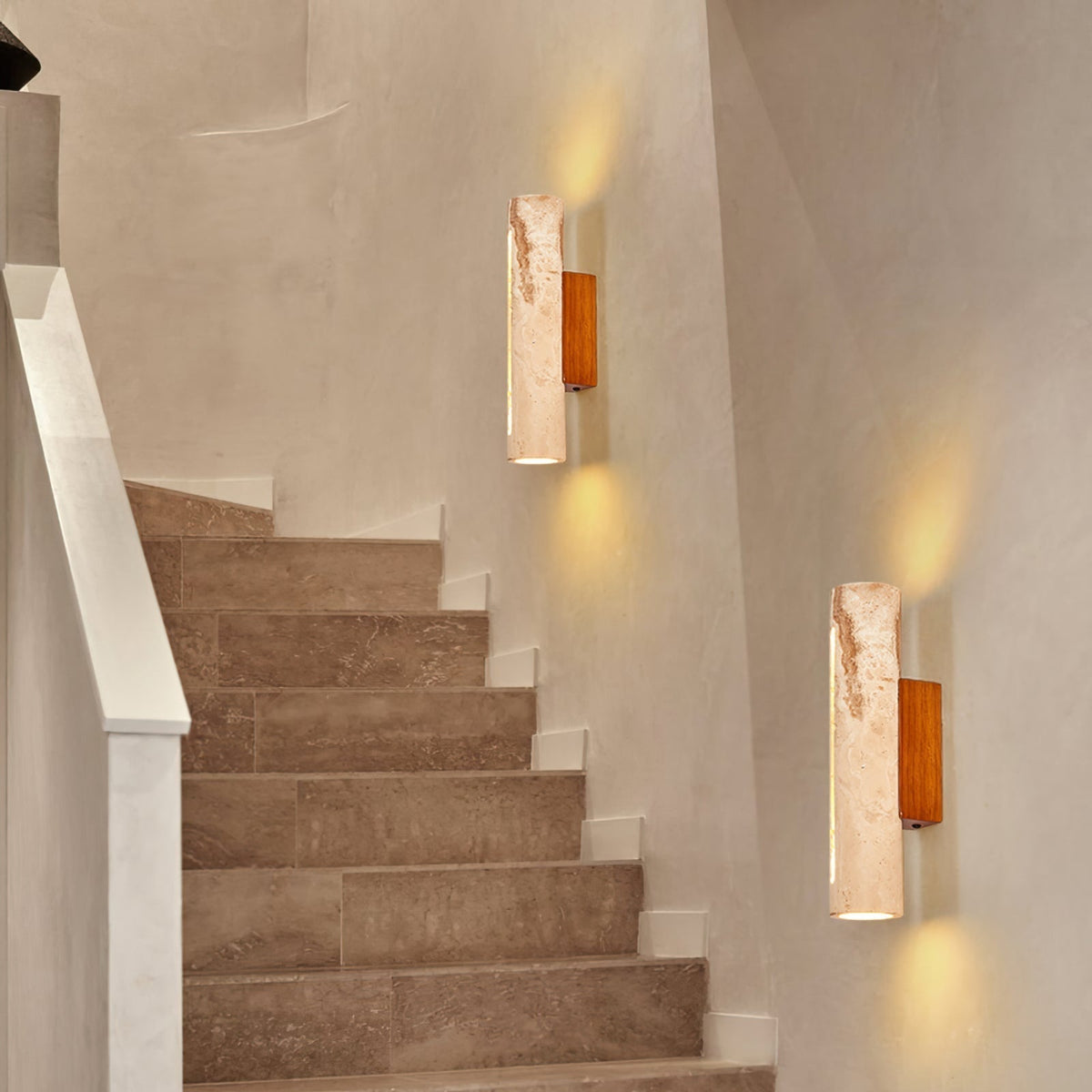 Nissa travertin wandlamp