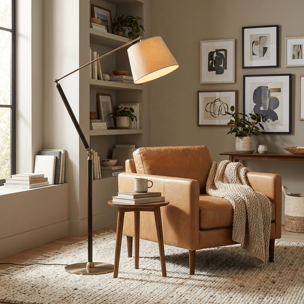 Veyron verstelbare vloerlamp met beweegbare arm