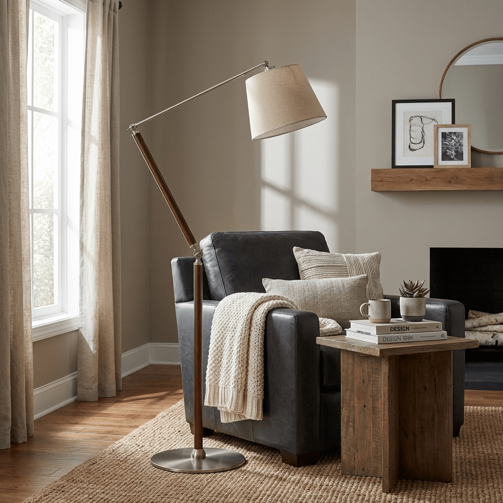 Veyron verstelbare vloerlamp met beweegbare arm
