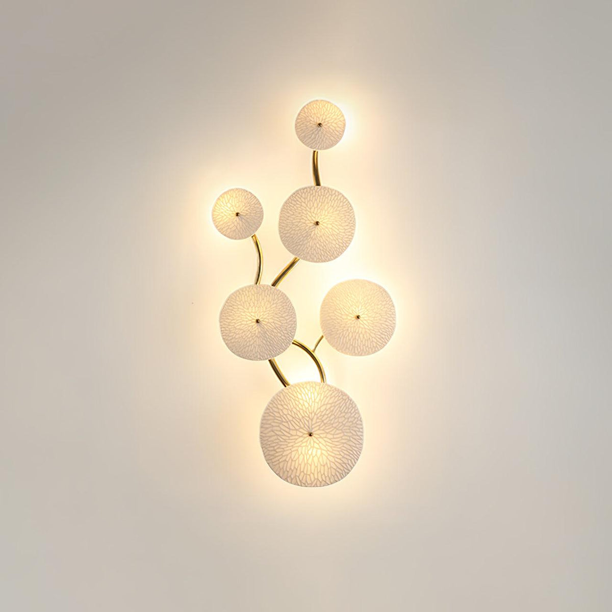 Jesse elegantie Noordse kunst bloemblaadje wandlamp