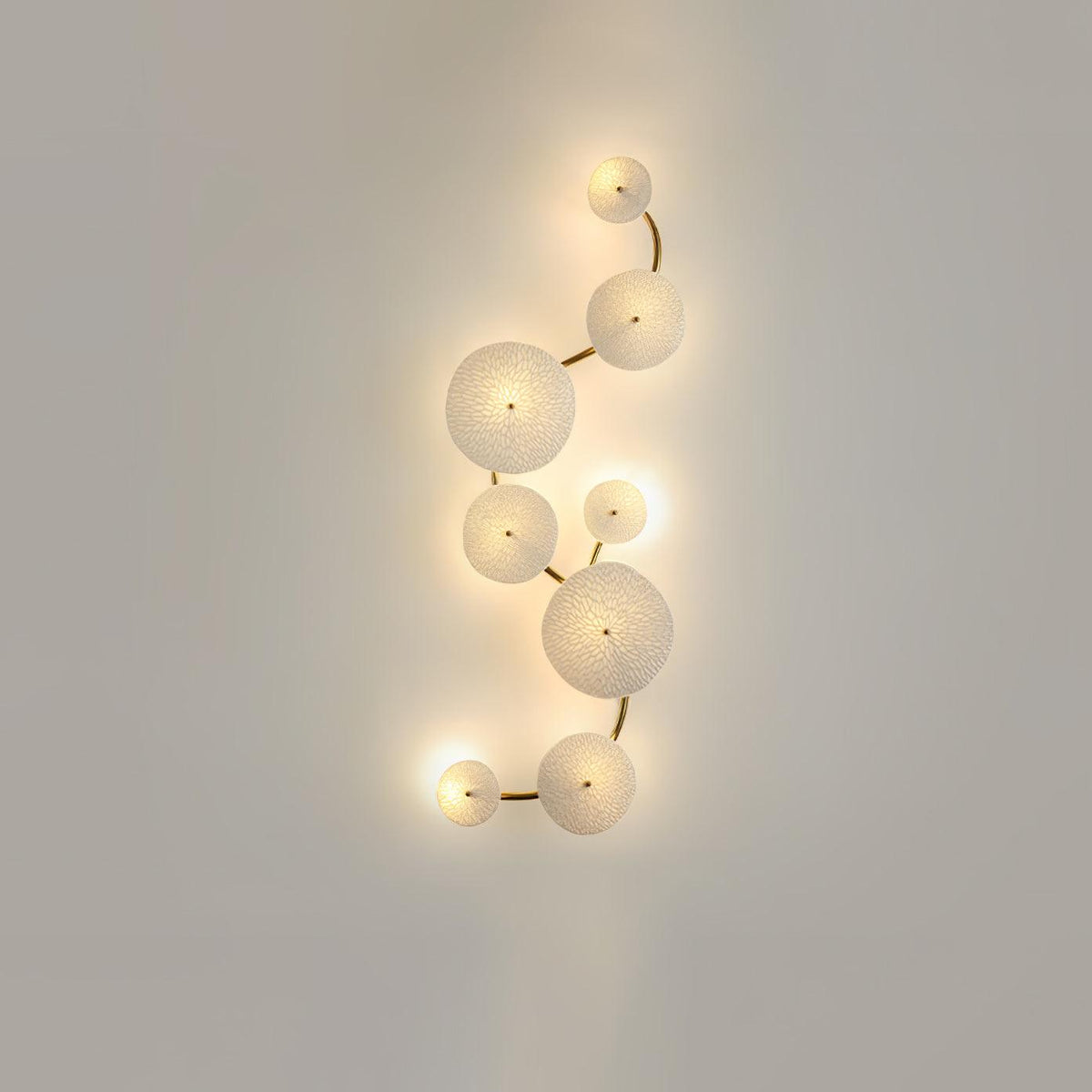 Jesse elegantie Noordse kunst bloemblaadje wandlamp