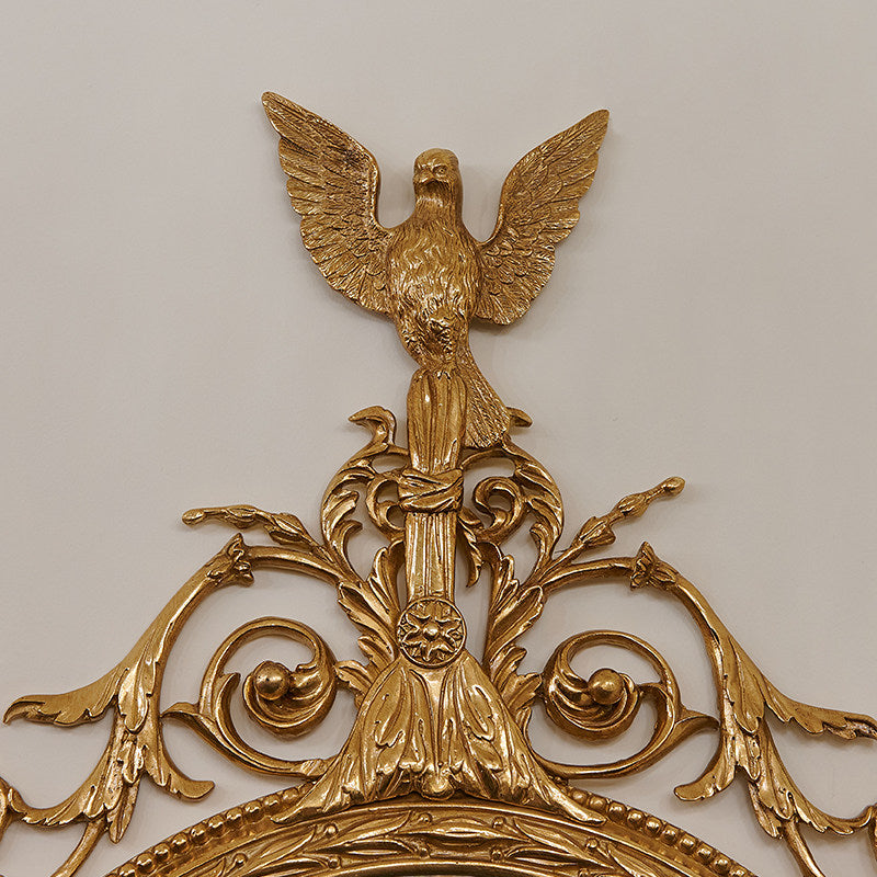 Aldenenne Belle houten wandspiegel met vlakke afwerking