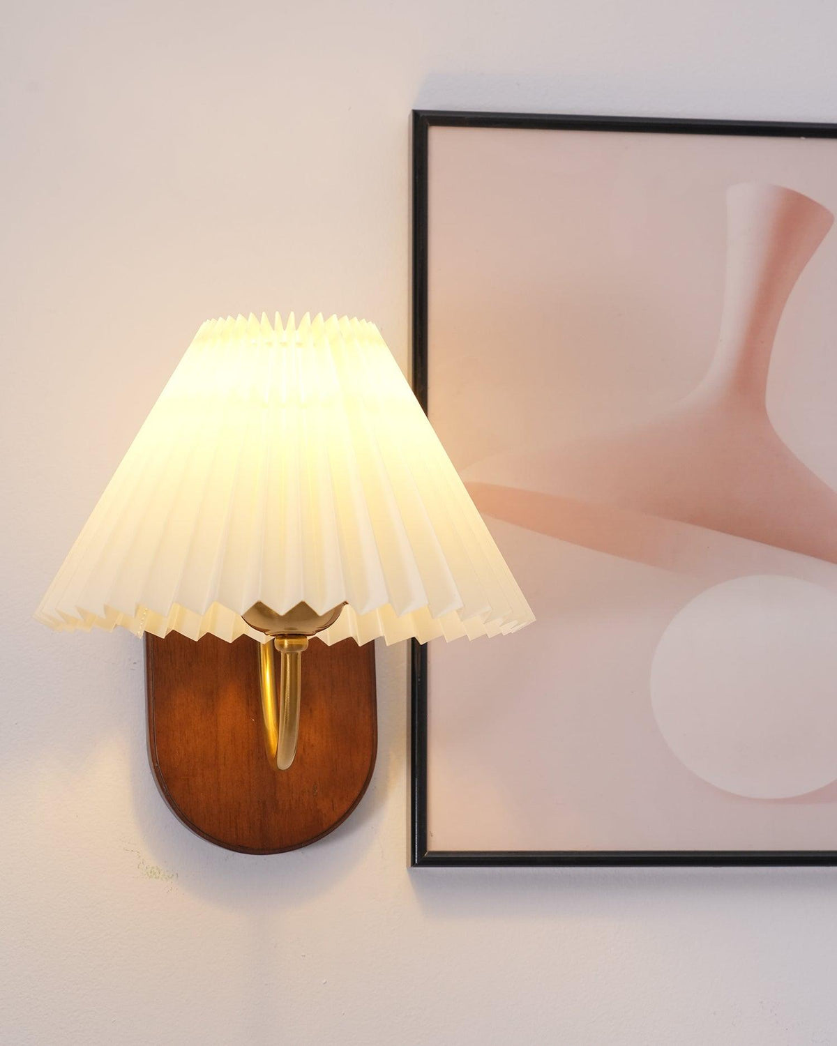 Teriiraine Vintage Plooibare Lampenkap wandlamp
