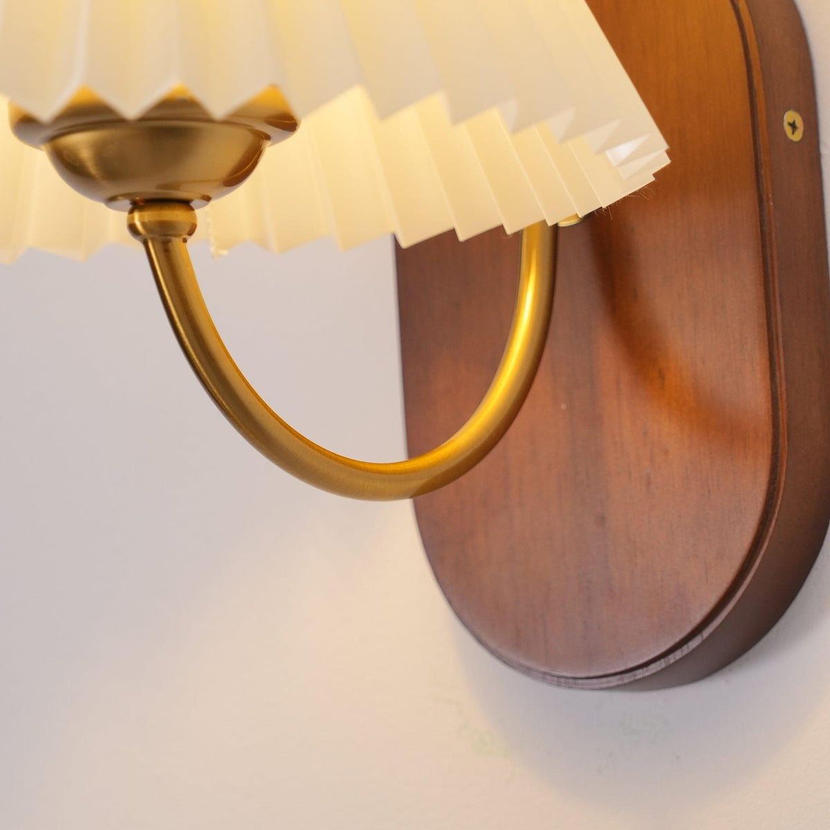 Teriiraine Vintage Plooibare Lampenkap wandlamp