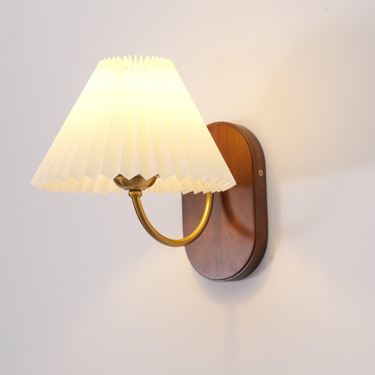 Teriiraine Vintage Plooibare Lampenkap wandlamp