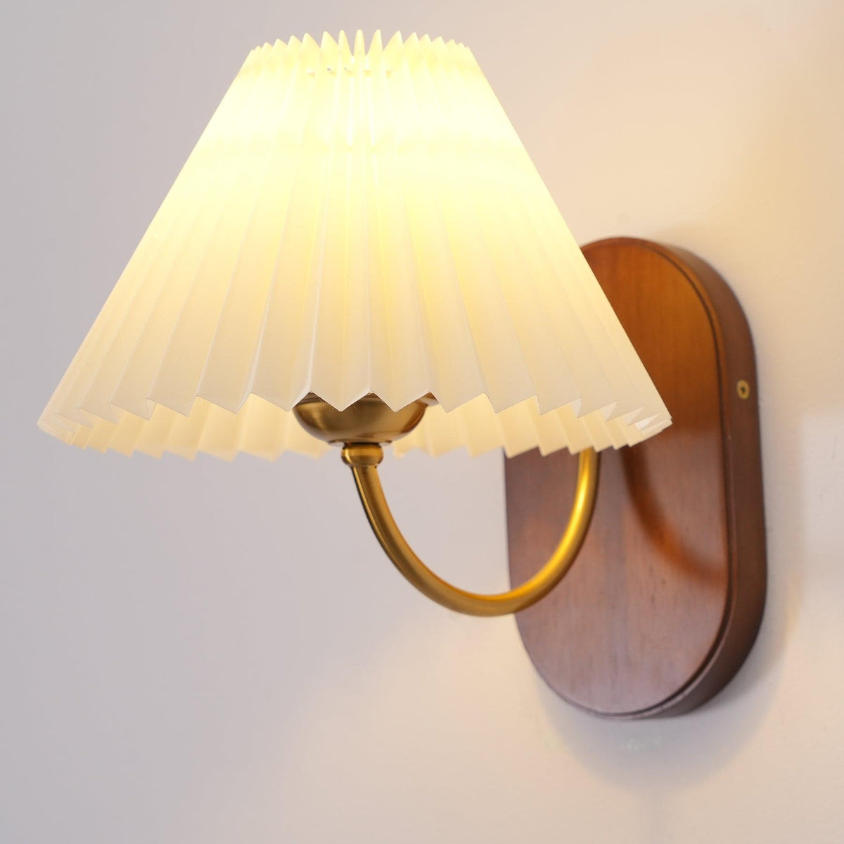 Teriiraine Vintage Plooibare Lampenkap wandlamp