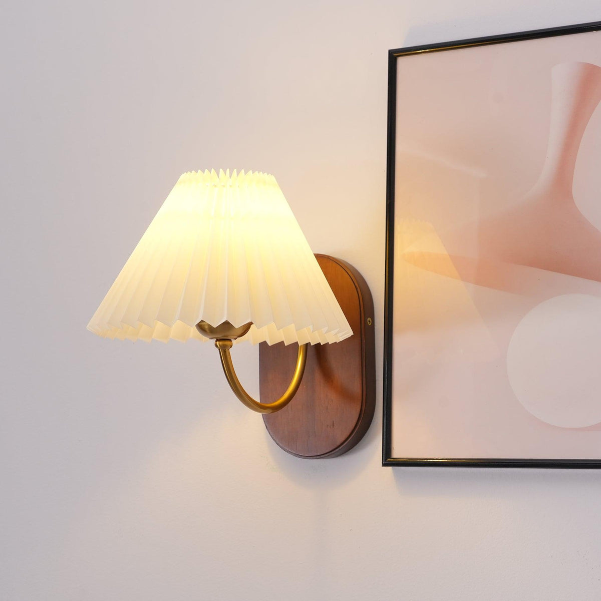 Teriiraine Vintage Plooibare Lampenkap wandlamp