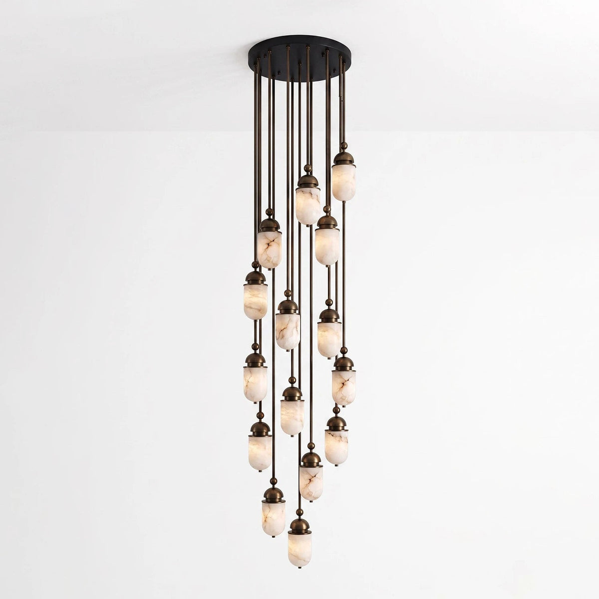 Whitcombe Albasten staaf hanglamp