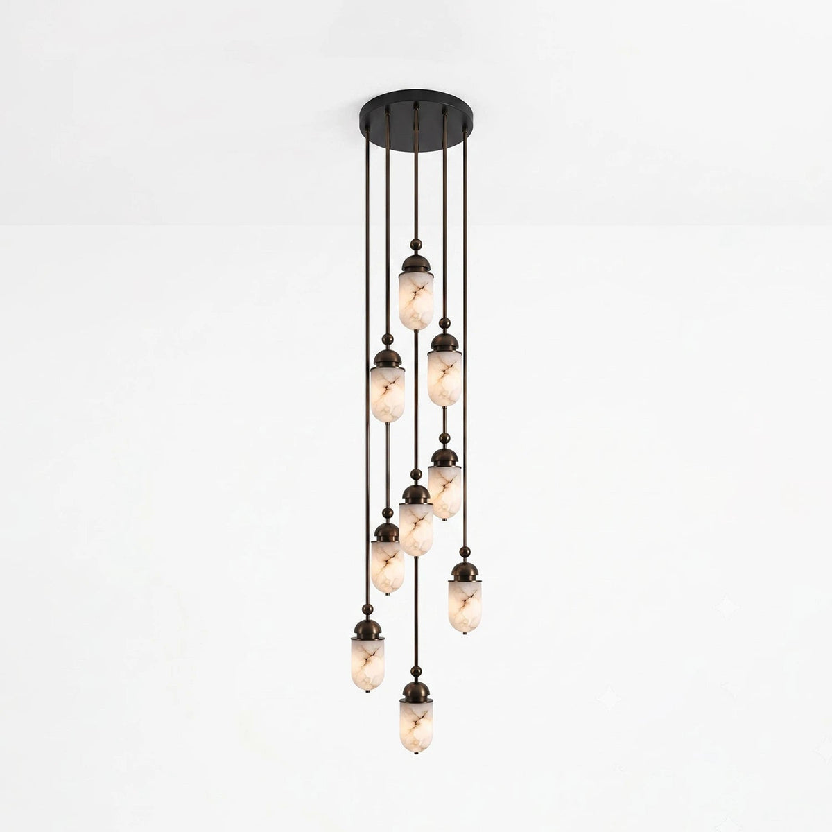 Whitcombe Albasten staaf hanglamp