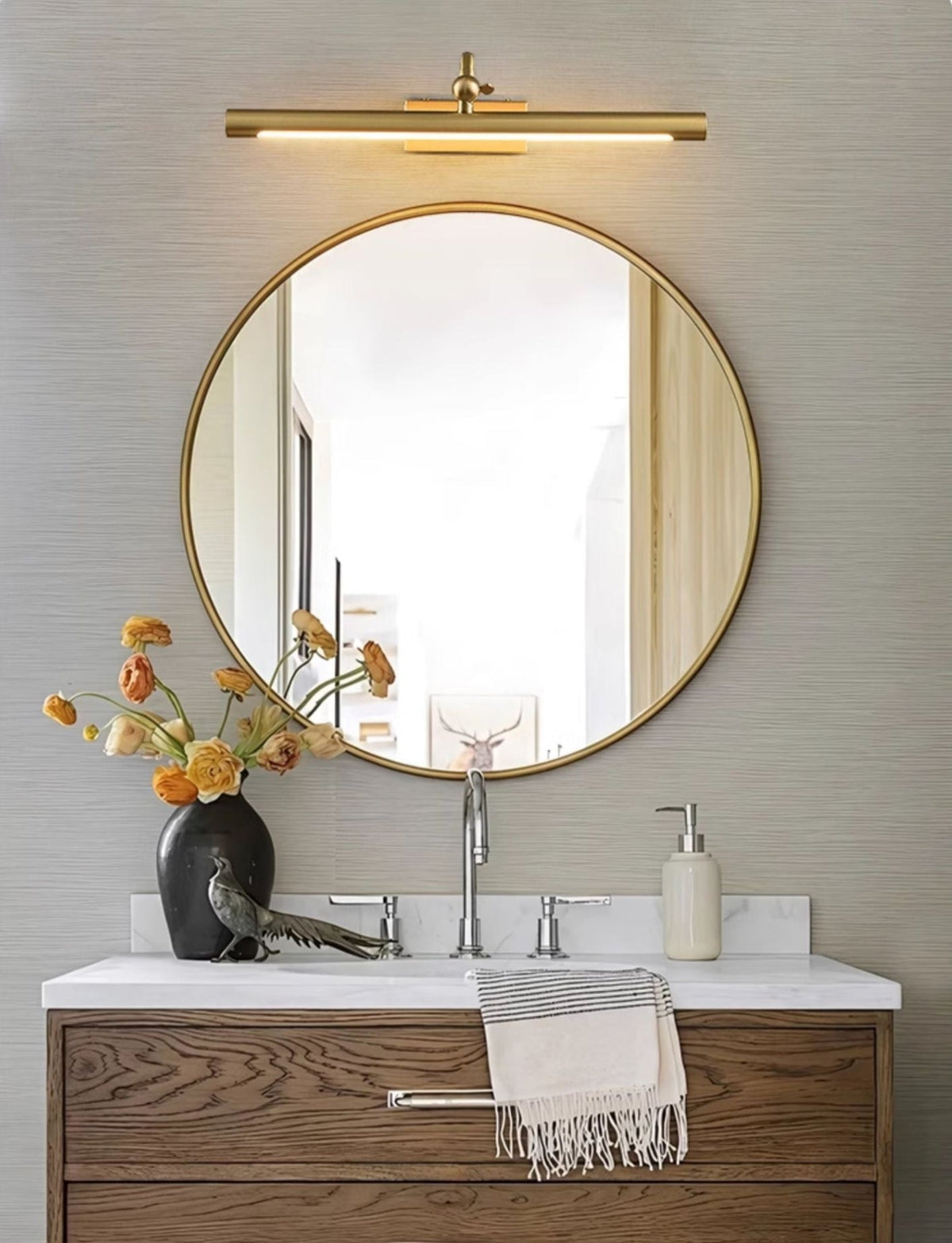 Ryvel wandlamp Goud