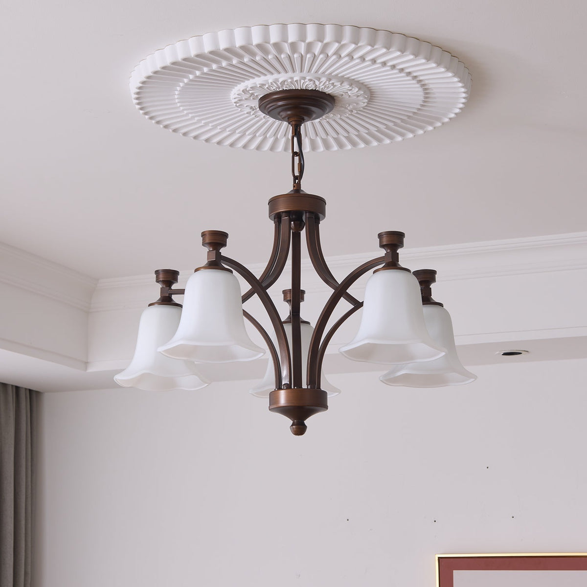 Viloros Traditionele Premium Kroonluchter met Glazen Bellen