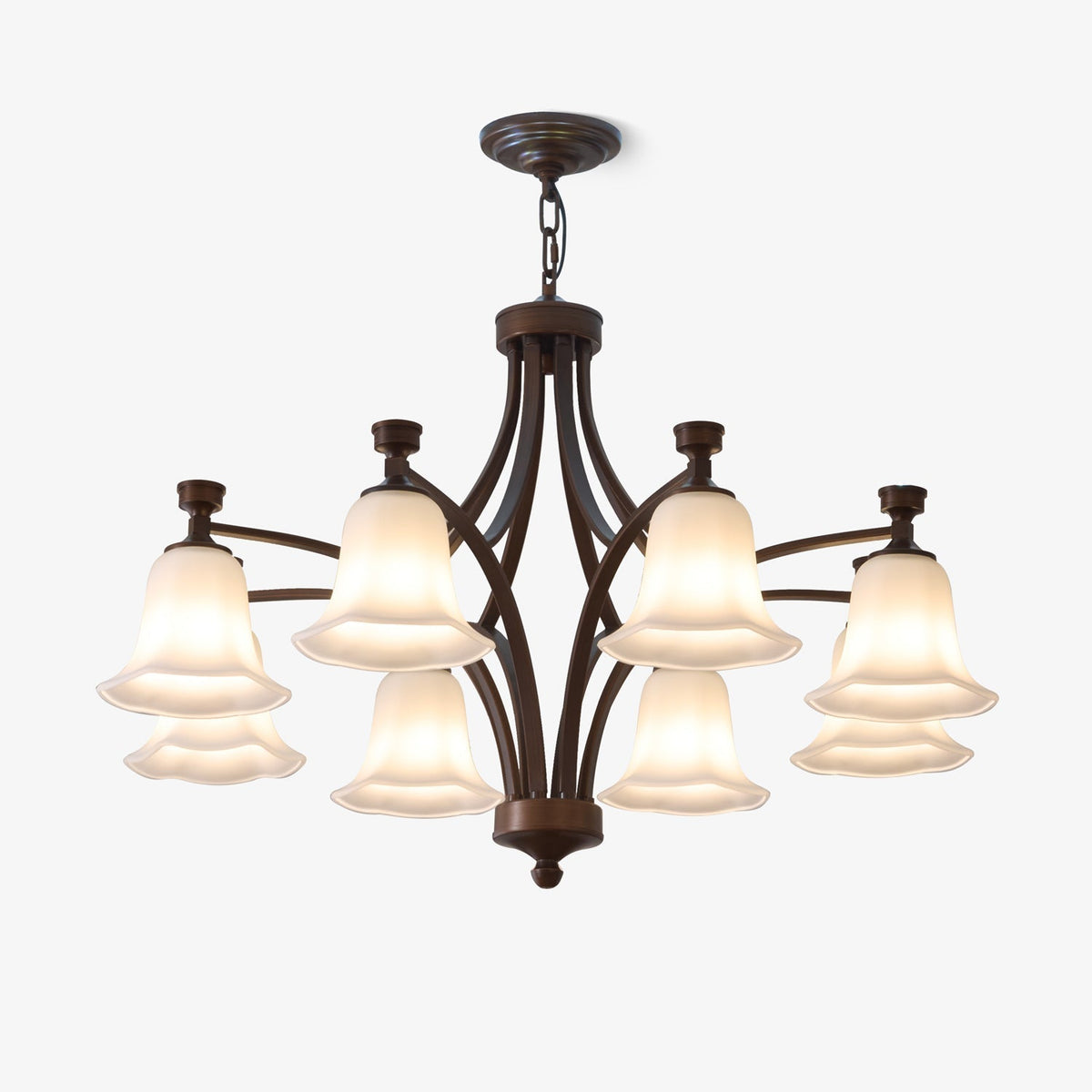 Viloros Traditionele Premium Kroonluchter met Glazen Bellen