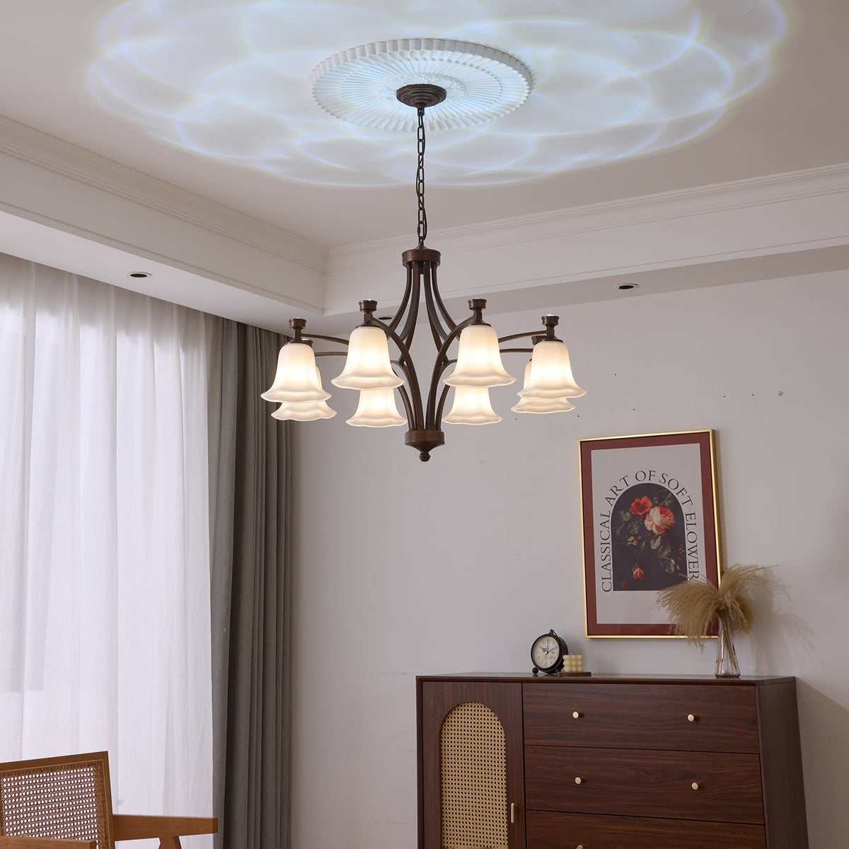 Viloros Traditionele Premium Kroonluchter met Glazen Bellen