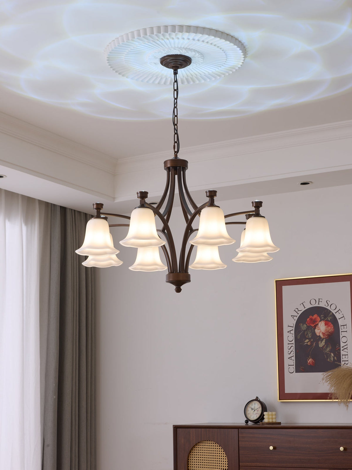 Viloros Traditionele Premium Kroonluchter met Glazen Bellen