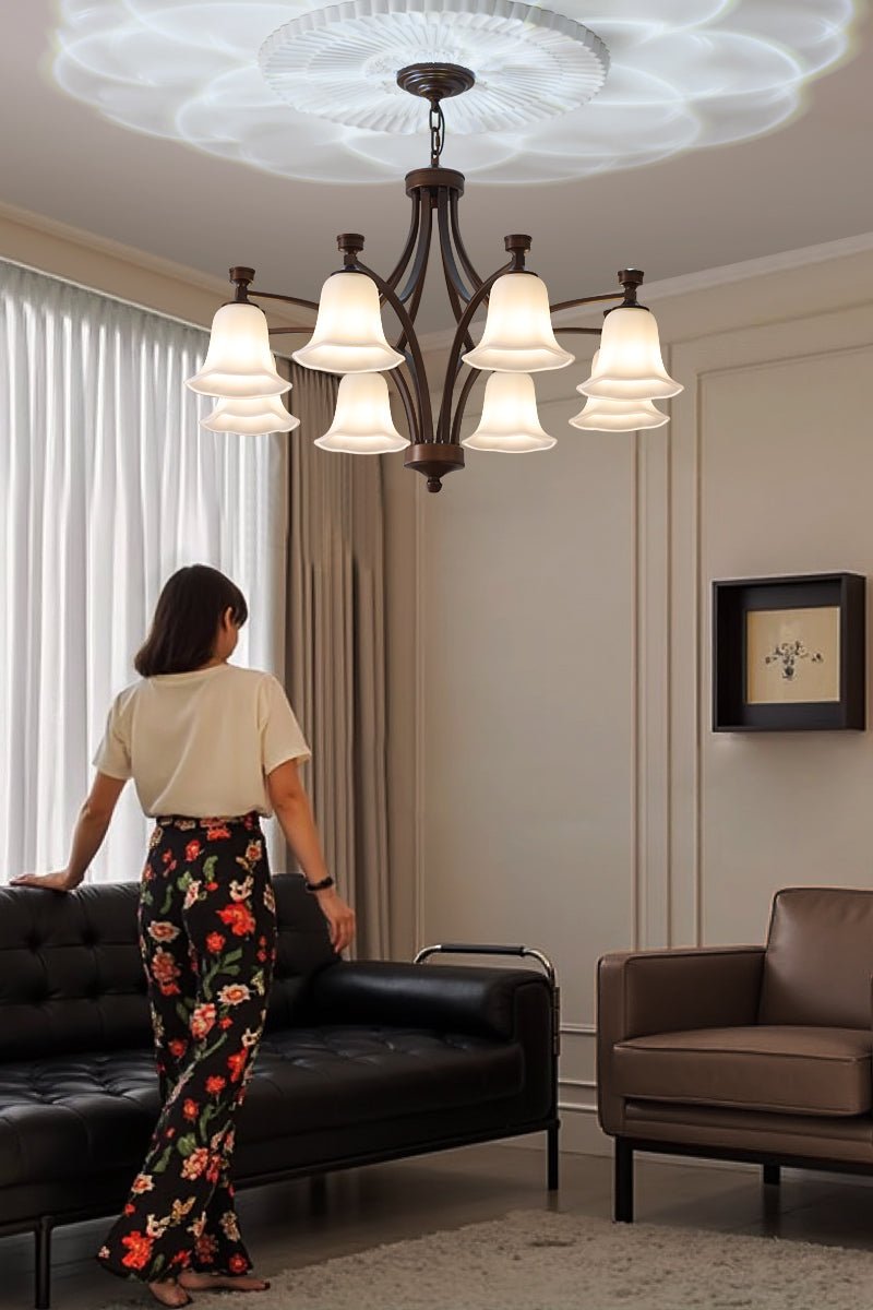 Viloros Traditionele Premium Kroonluchter met Glazen Bellen