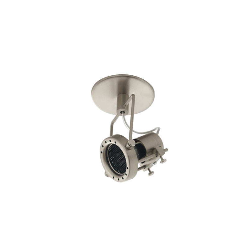 Keron plafondlamp van nikkelmetaal industriële stijl