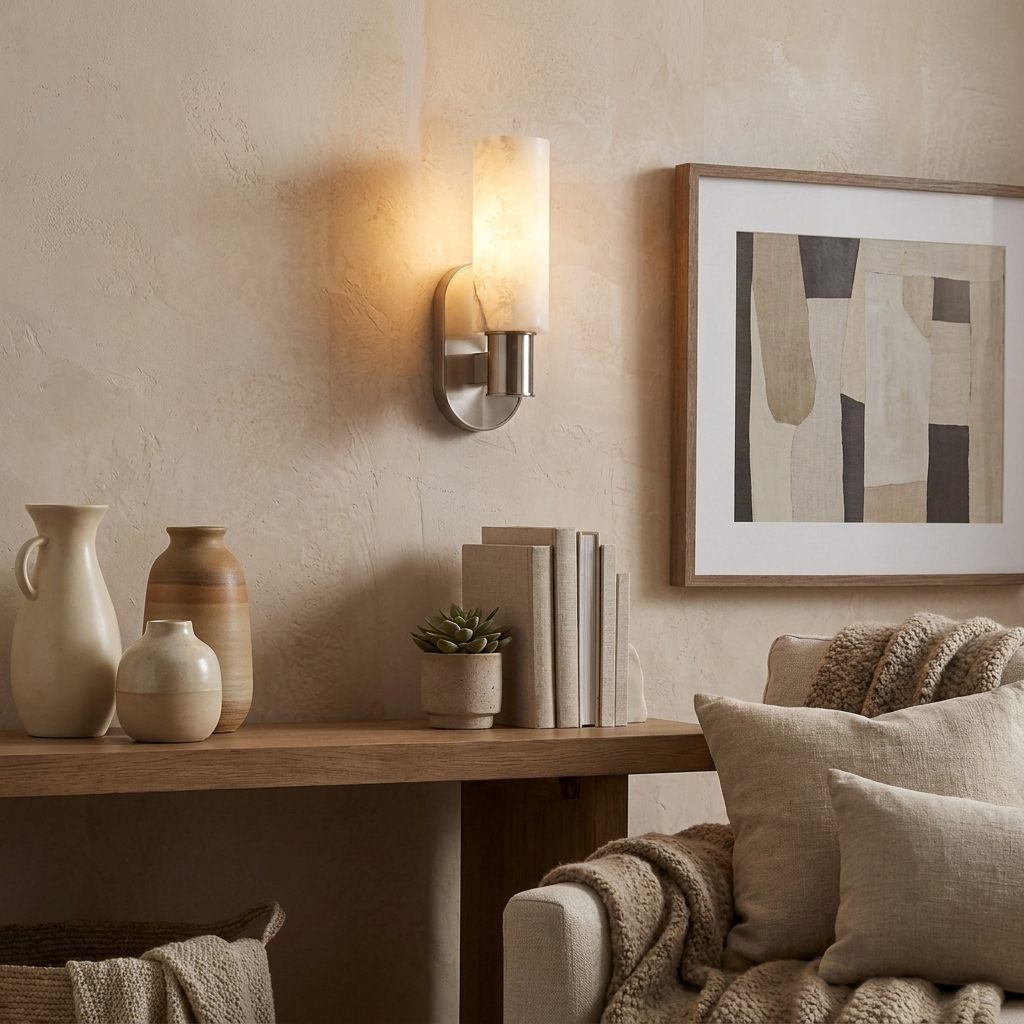 Perrymere albast wandlamp