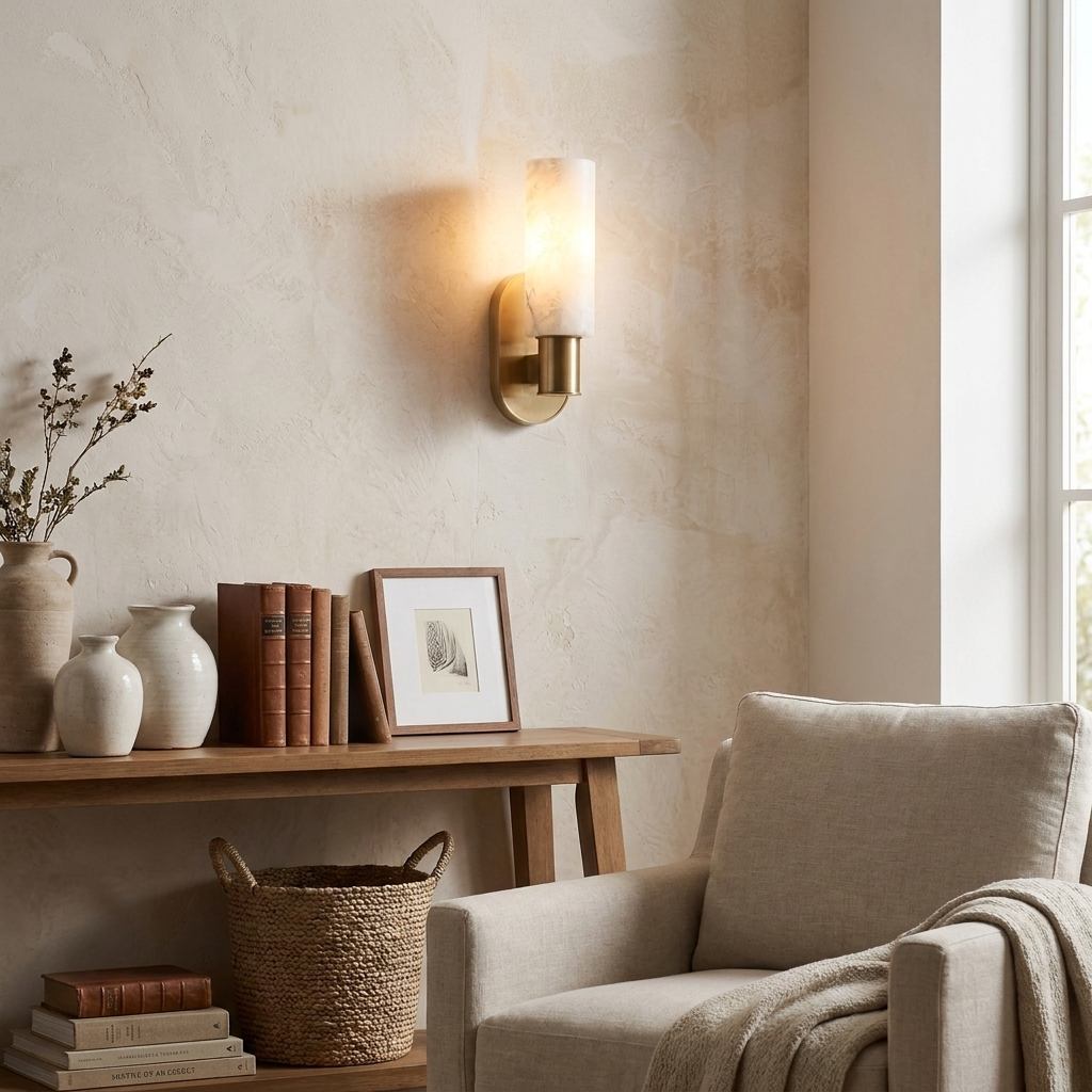 Perrymere albast wandlamp