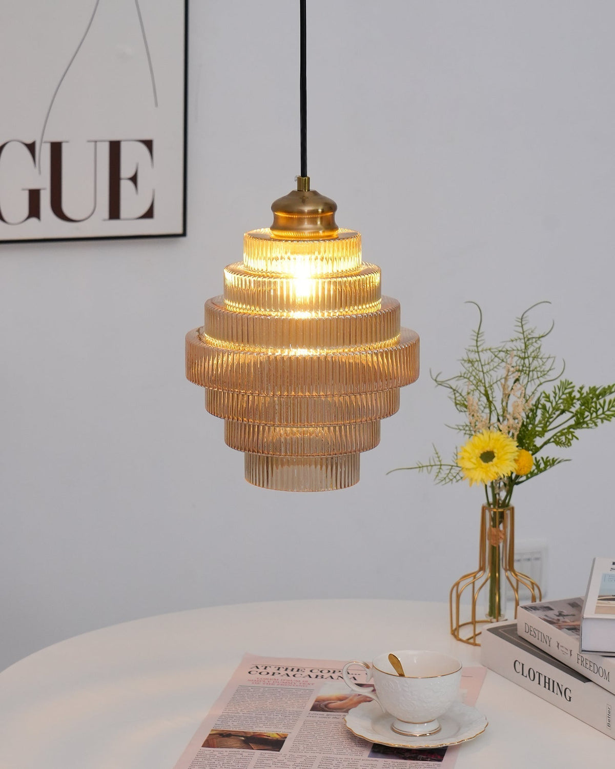 Svena-glas hanglamp