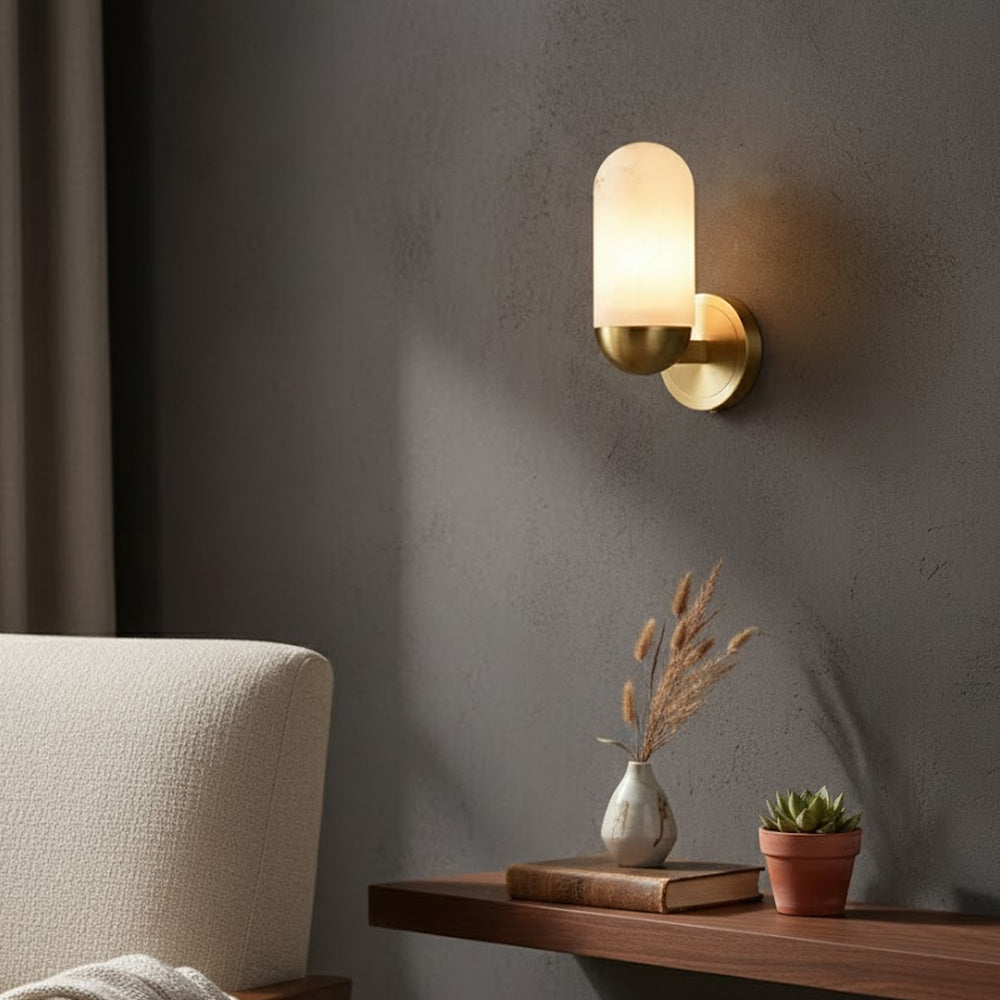 Lumeers albasten wandlamp