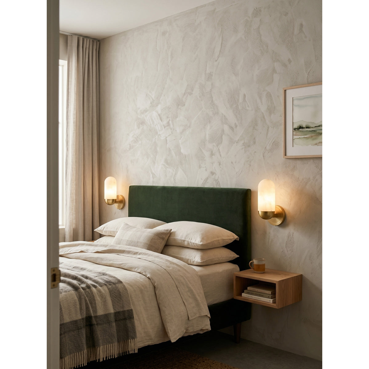 Lumeers albasten wandlamp