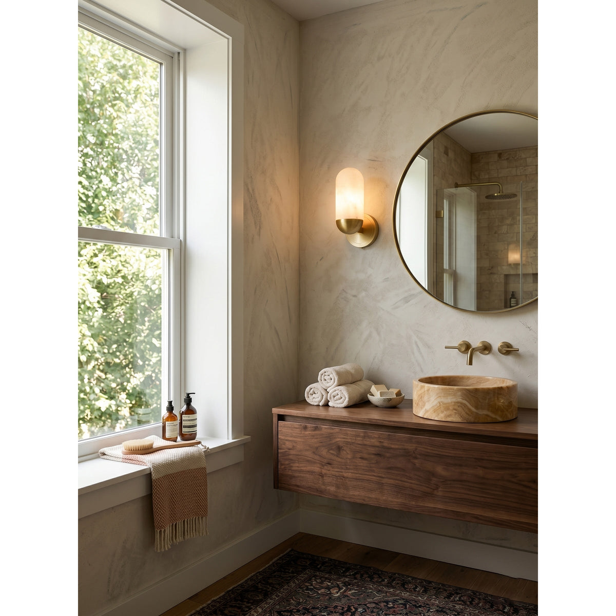 Lumeers albasten wandlamp