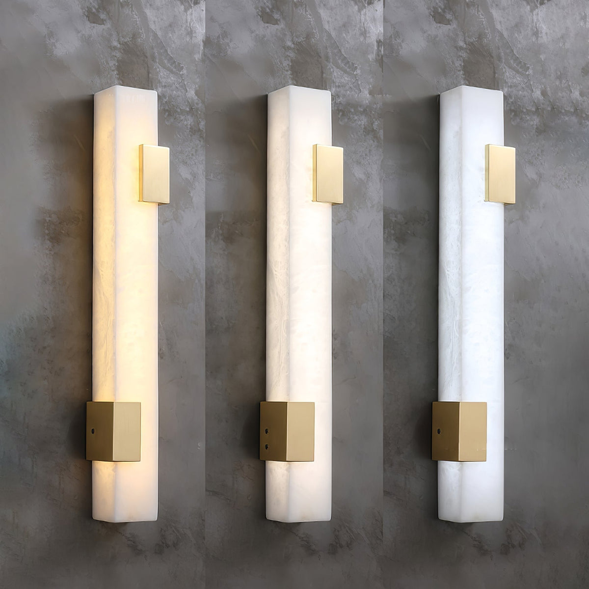 Eos Linear albasten wandlamp
