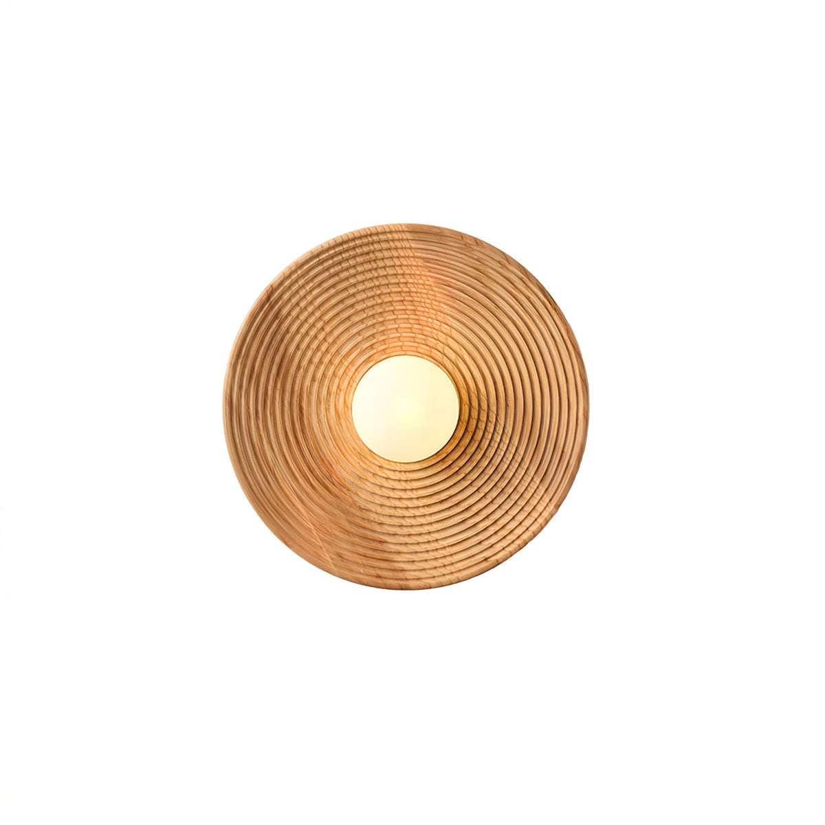 Aldenise Noordse kunst Contour wandlamp van walnoothout