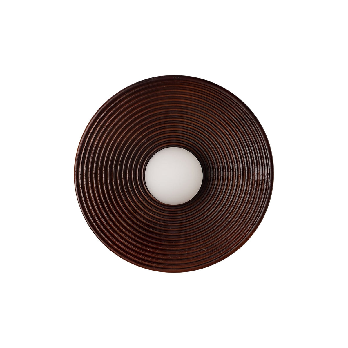 Aldenise Noordse kunst Contour wandlamp van walnoothout