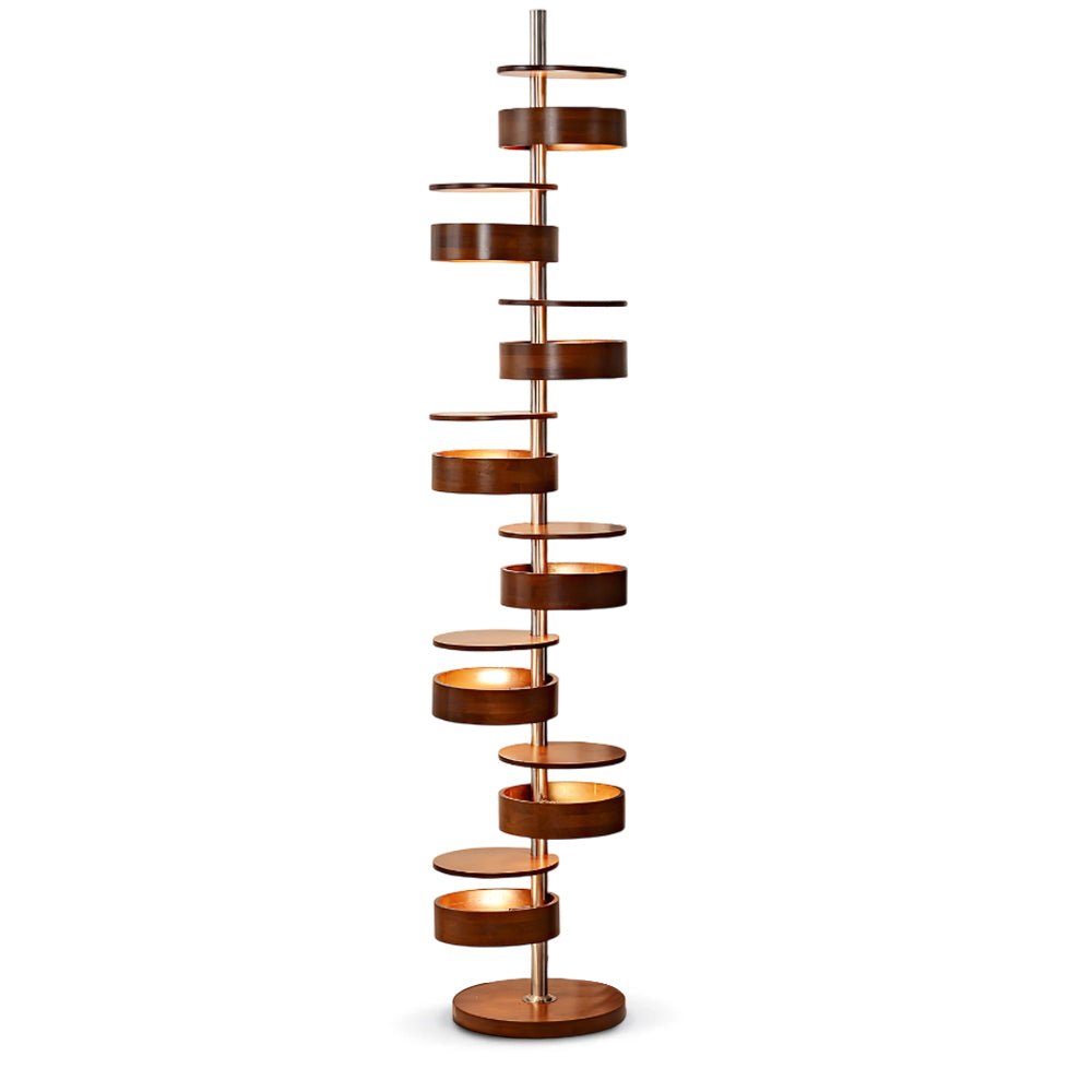 Lynix houten vloerlamp